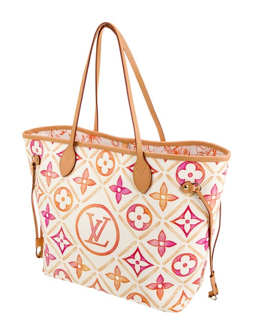 Louis Vuitton Monogram Giant Tiles Neverfull w/Pouch MM 2024