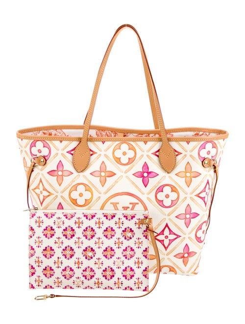 Louis Vuitton Monogram Giant Tiles Neverfull w/Pouch MM 2024