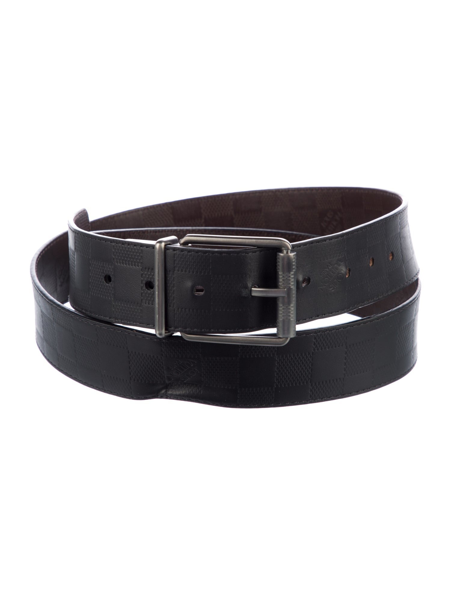 Louis Vuitton 2023 Damier Print 40MM Reversible Waist Belt