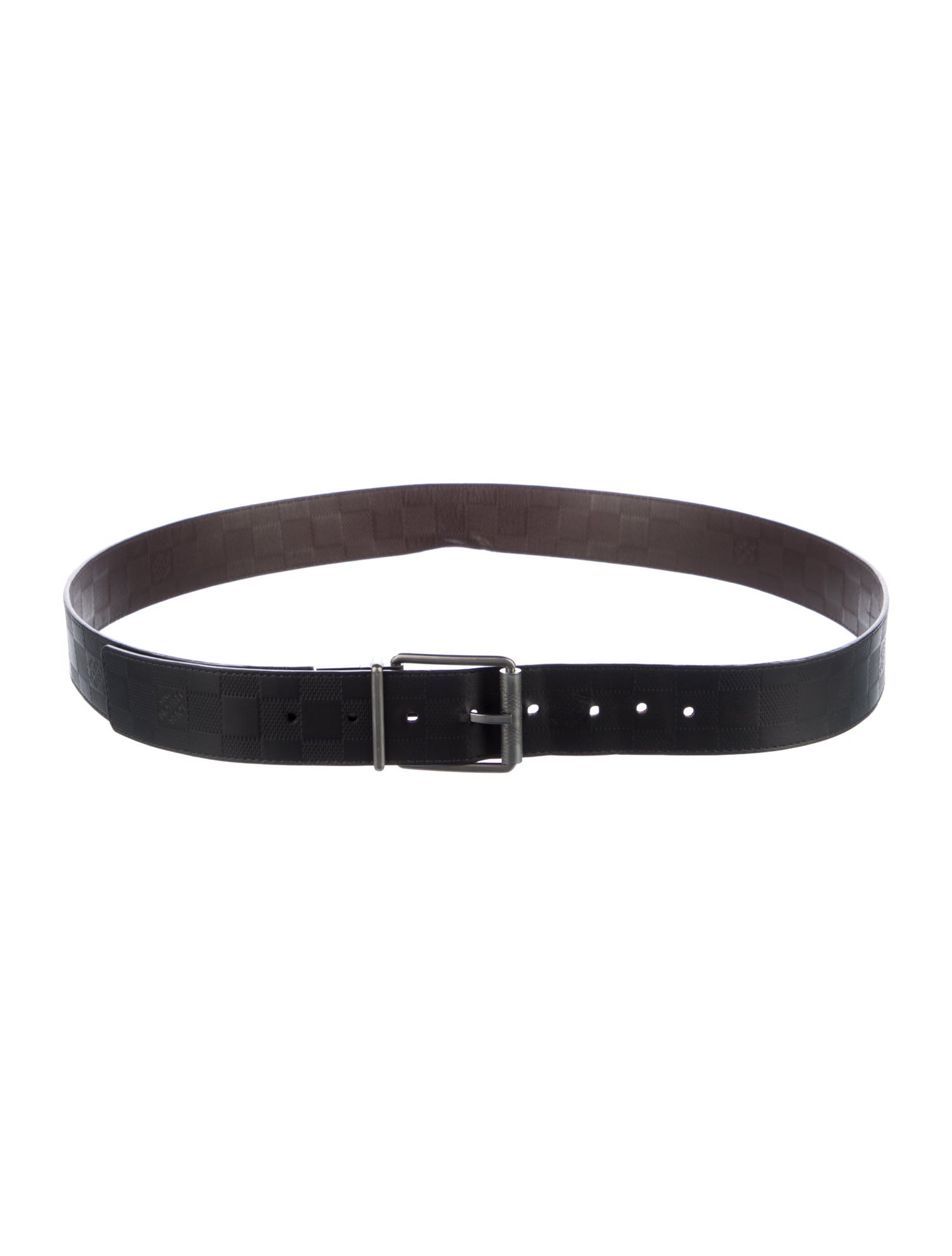 Louis Vuitton 2023 Damier Print 40MM Reversible Waist Belt