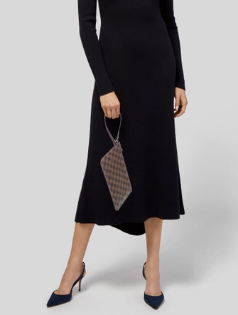 Louis Vuitton Damier Ebene Neverfull Pouch