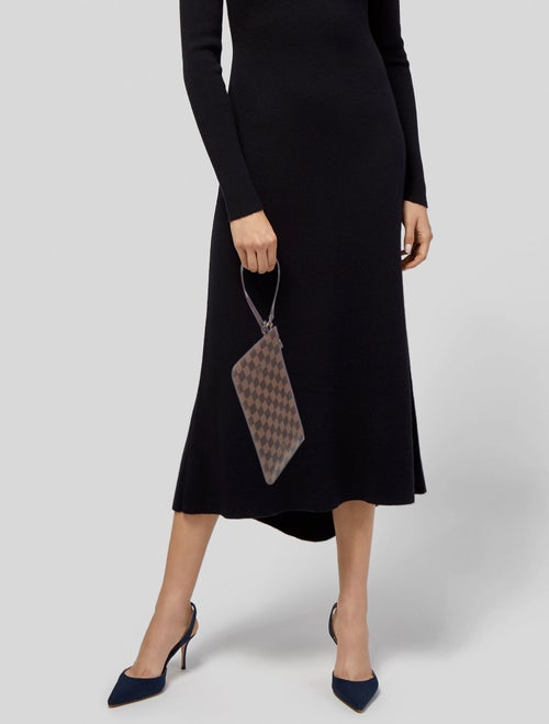 Louis Vuitton Damier Ebene Neverfull Pouch