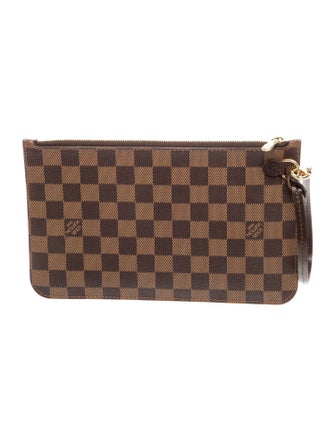 Louis Vuitton Damier Ebene Neverfull Pouch