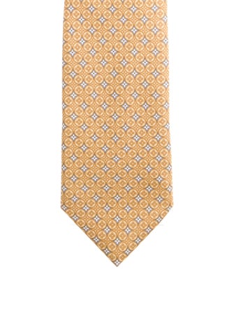 Louis Vuitton Printed Silk Tie