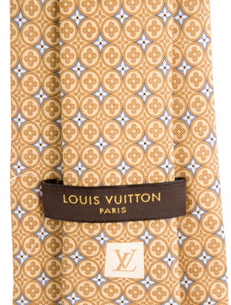 Louis Vuitton Printed Silk Tie