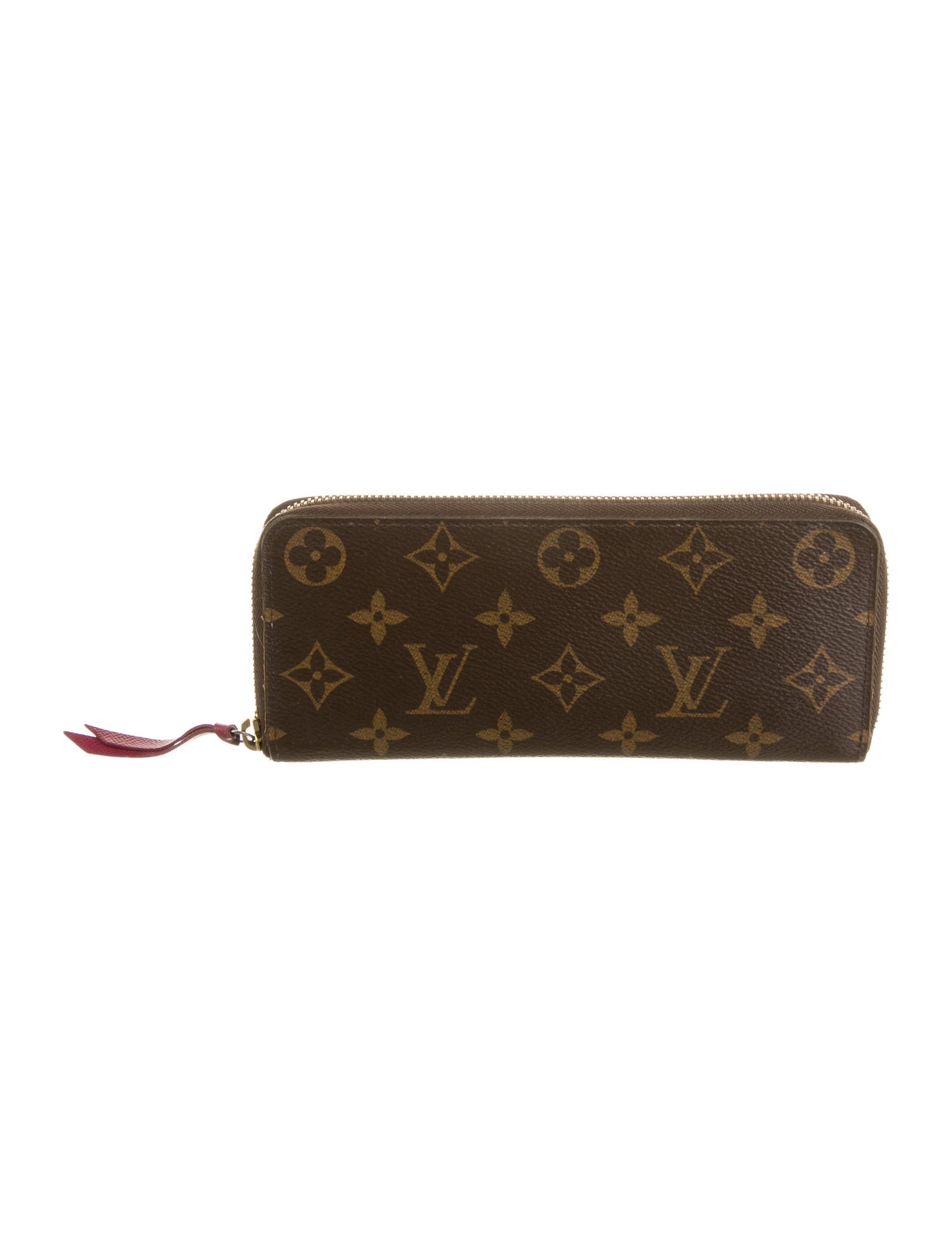 Louis Vuitton Monogram Pattern Coated Canvas Clemence Wallet