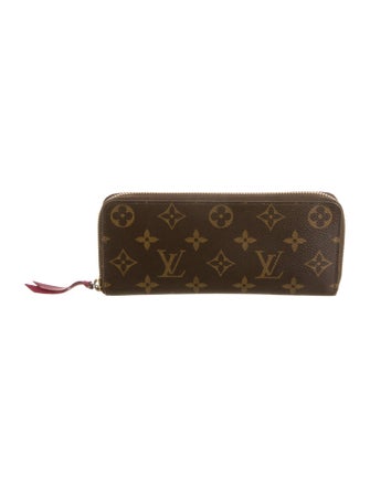 Louis Vuitton Monogram Pattern Coated Canvas Clemence Wallet