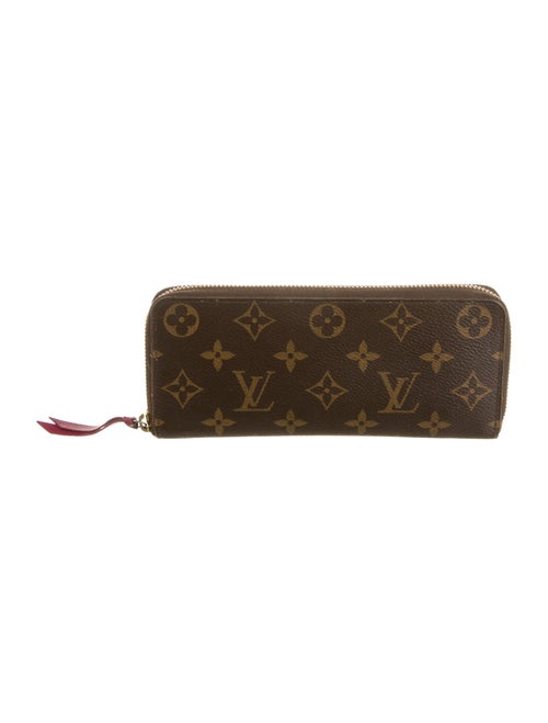 Louis Vuitton Monogram Pattern Coated Canvas Clemence Wallet