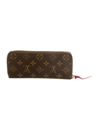 Louis Vuitton Monogram Pattern Coated Canvas Clemence Wallet