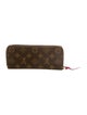 Louis Vuitton Monogram Pattern Coated Canvas Clemence Wallet