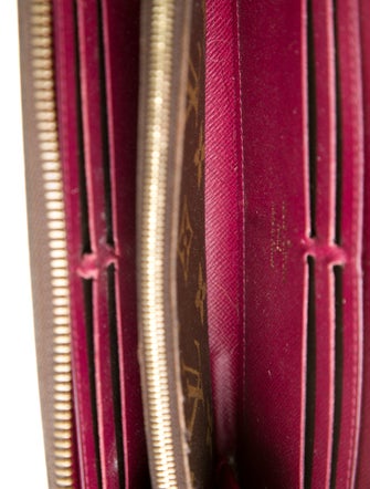 Louis Vuitton Monogram Pattern Coated Canvas Clemence Wallet