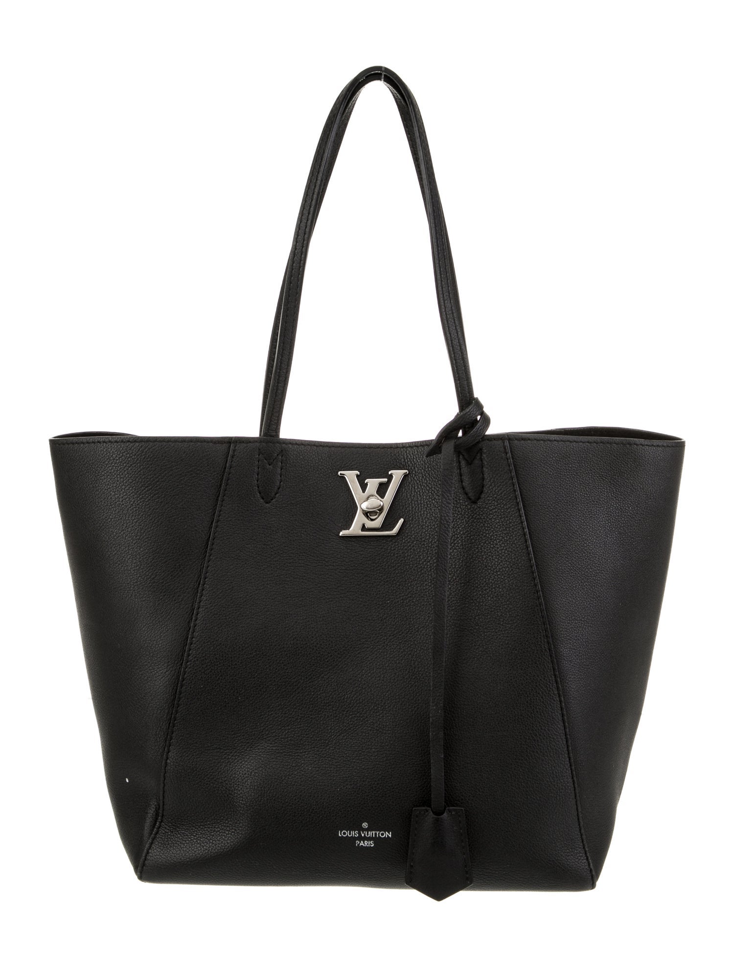 Louis Vuitton Taurillon Leather Lock Me Cabas Tote