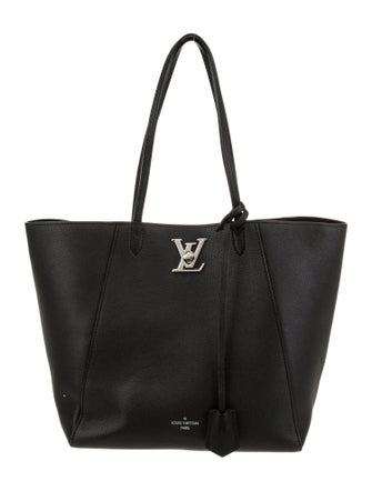 Louis Vuitton Taurillon Leather Lock Me Cabas Tote