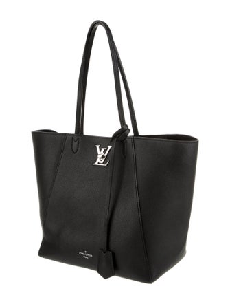 Louis Vuitton Taurillon Leather Lock Me Cabas Tote