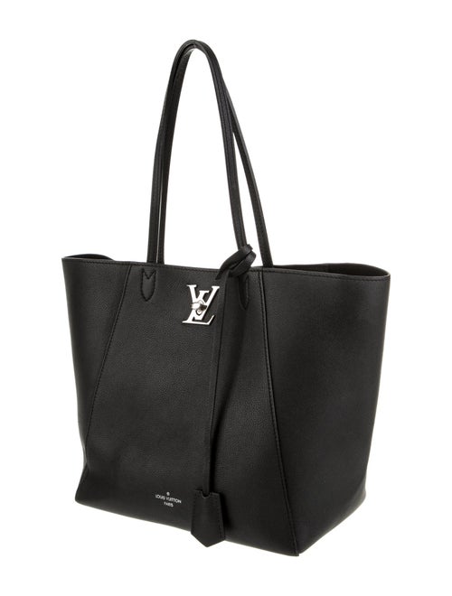Louis Vuitton Taurillon Leather Lock Me Cabas Tote