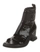 Louis Vuitton LV Monogram Patent Leather Combat Boots