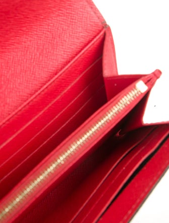 Louis Vuitton LV Monogram Coated Canvas Sarah Wallet