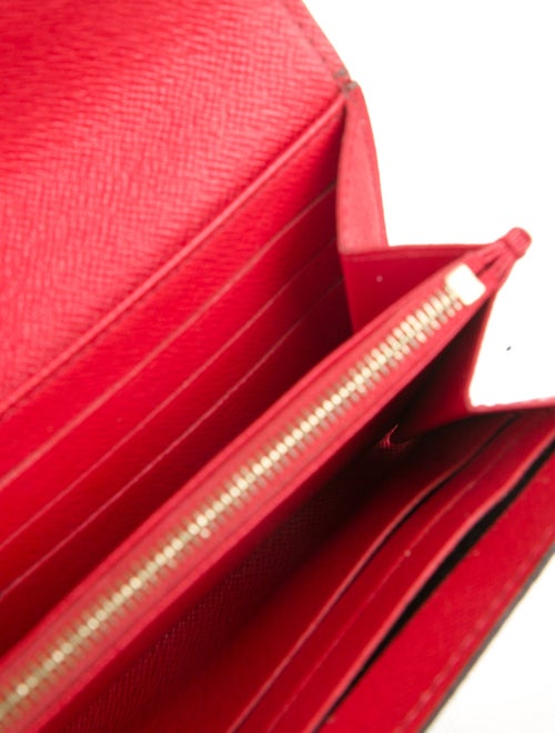 Louis Vuitton LV Monogram Coated Canvas Sarah Wallet