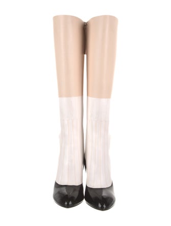 Louis Vuitton LV Monogram Leather Sock Boots