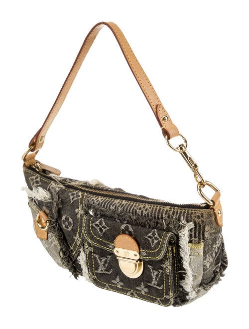 Louis Vuitton LV Monogram Monogram Patchwork Denim Pouchy