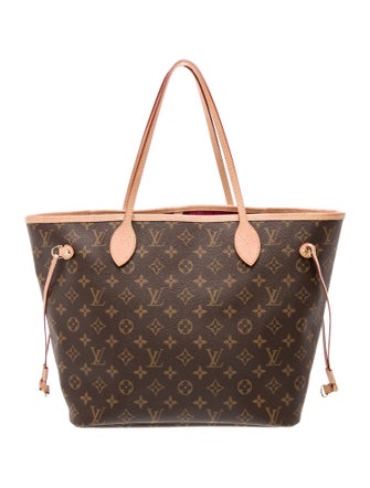 Louis Vuitton LV Monogram Neverfull w/Pouch MM