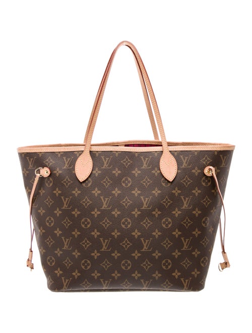 Louis Vuitton LV Monogram Neverfull w/Pouch MM