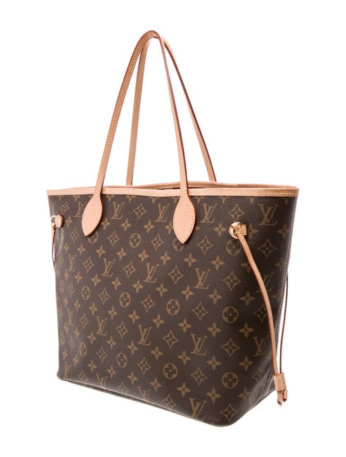 Louis Vuitton LV Monogram Neverfull w/Pouch MM