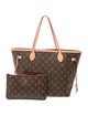 Louis Vuitton LV Monogram Neverfull w/Pouch MM