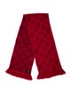 Louis Vuitton Wool LV Monogram Scarf