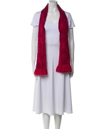 Louis Vuitton Wool LV Monogram Scarf