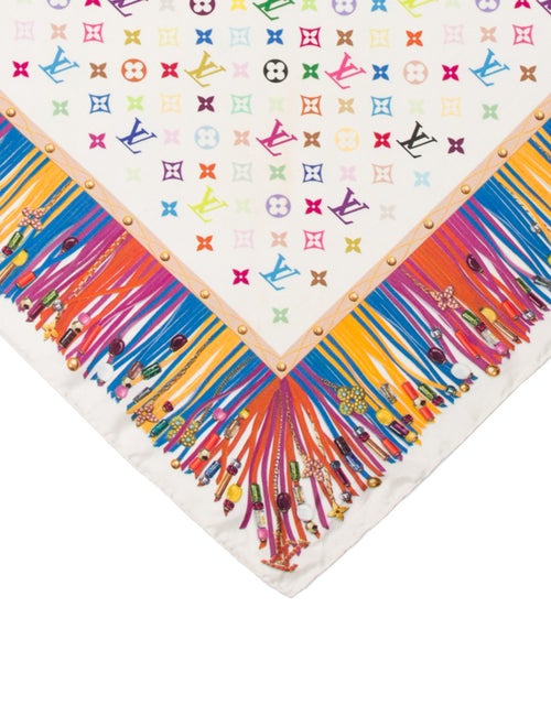 Louis Vuitton Takashi Murakami Silk Scarf