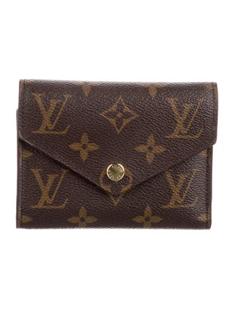 Louis Vuitton LV Monogram Coated Canvas Victorine Wallet