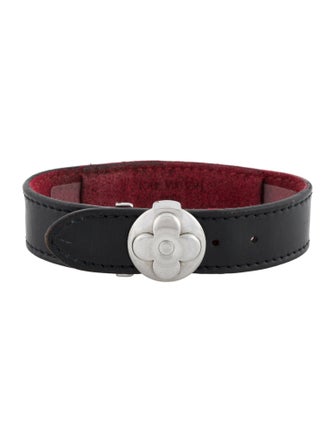 Louis Vuitton Leather Monogram Wish Wrap Bracelet