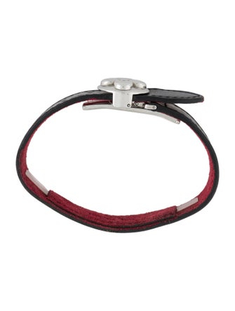 Louis Vuitton Leather Monogram Wish Wrap Bracelet