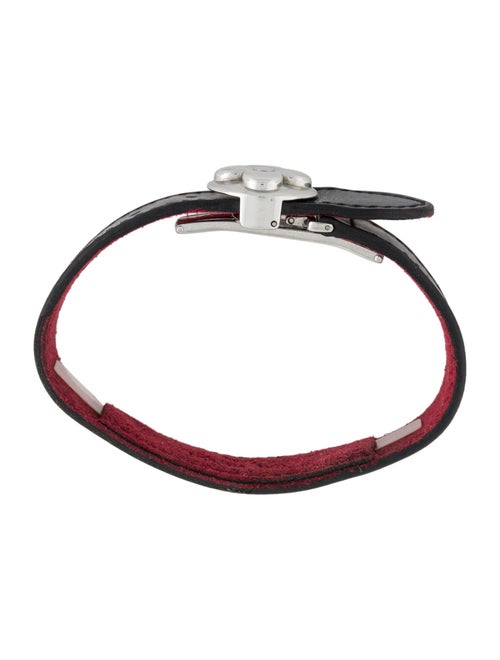 Louis Vuitton Leather Monogram Wish Wrap Bracelet