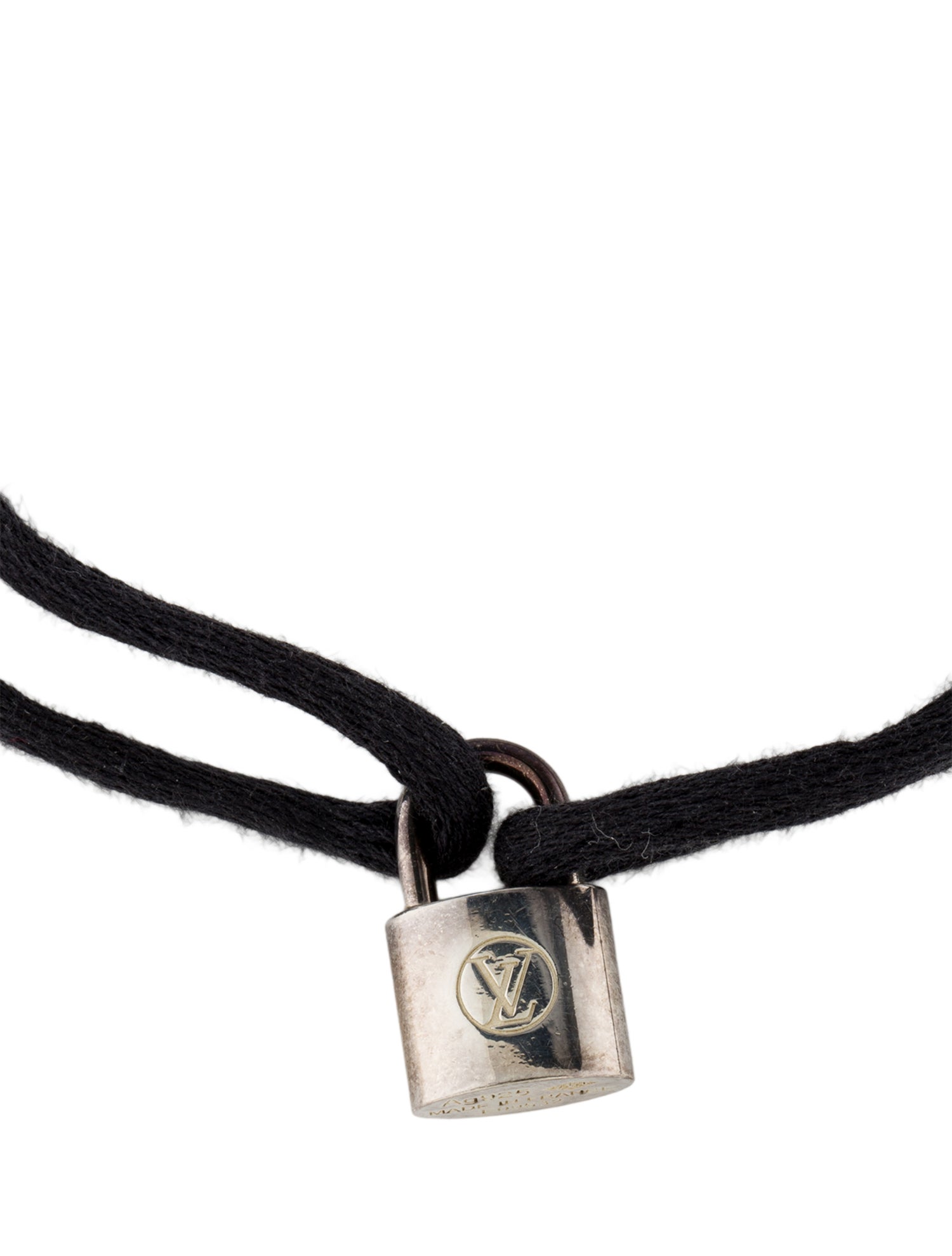 Louis Vuitton Lockit Bracelet w/ Cord