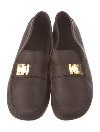 Louis Vuitton LV Monogram Leather Loafers