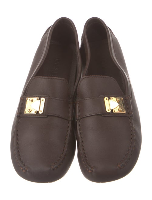 Louis Vuitton LV Monogram Leather Loafers