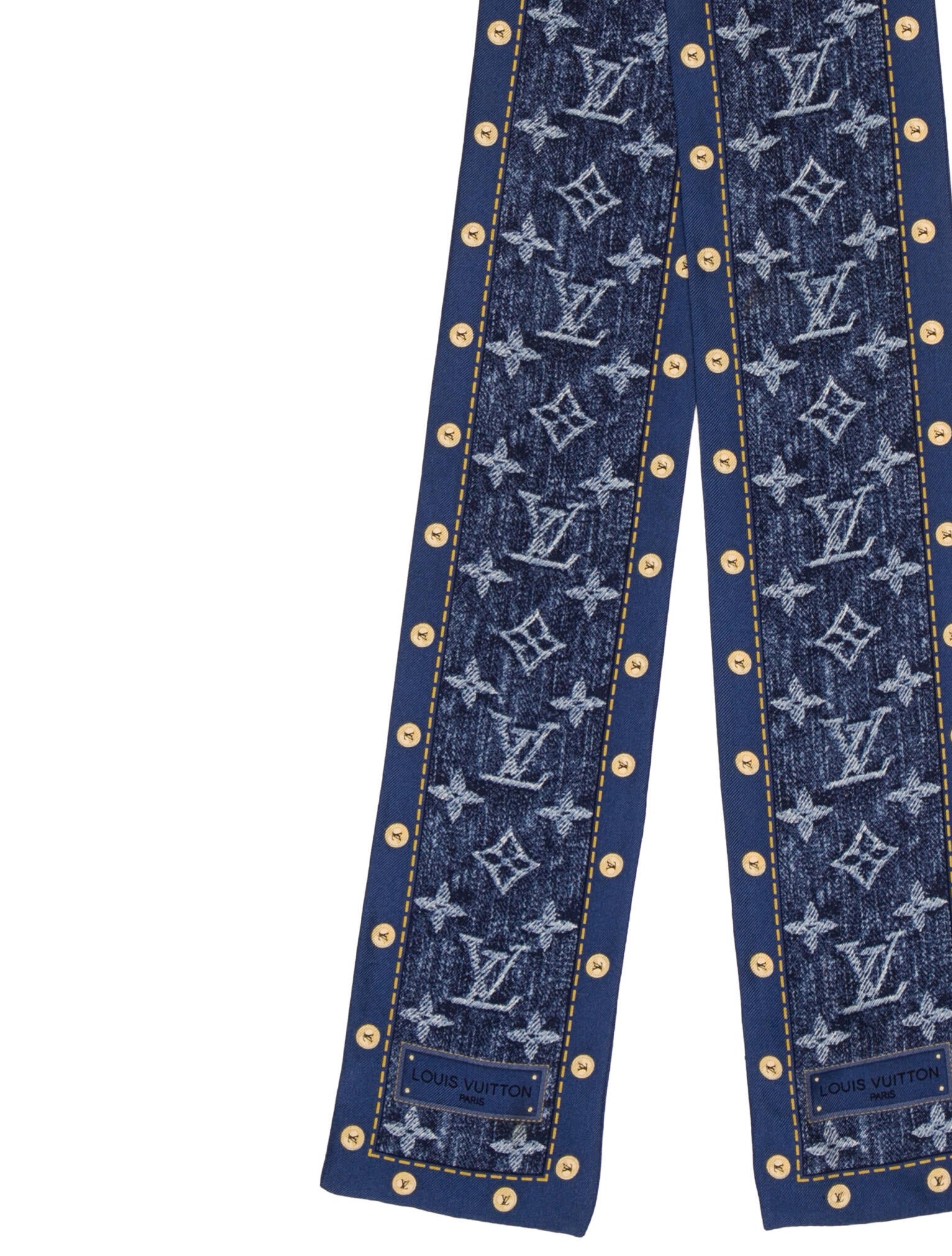 Louis Vuitton Monogram Denim Silk Scarf