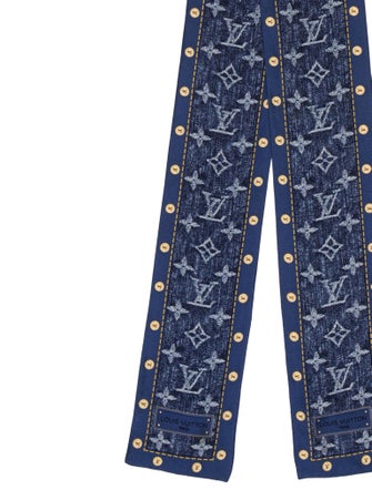 Louis Vuitton Monogram Denim Silk Scarf