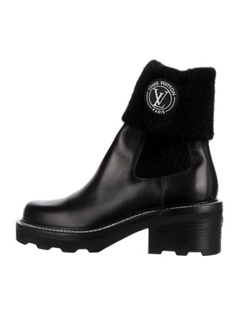 Louis Vuitton LV Monogram Leather Rain Boots