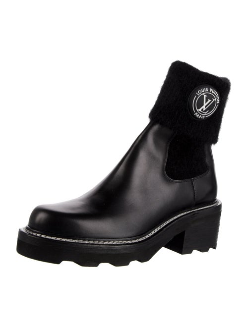 Louis Vuitton LV Monogram Leather Rain Boots