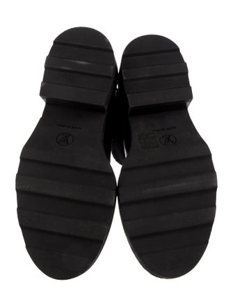 Louis Vuitton LV Monogram Leather Rain Boots