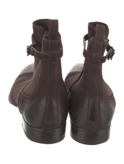 Louis Vuitton LV Monogram Suede Chelsea Boots