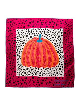 Louis Vuitton x Yayoi Kusama Pumpkin Silk Scarf