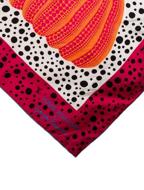 Louis Vuitton x Yayoi Kusama Pumpkin Silk Scarf
