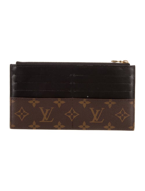 Louis Vuitton LV Monogram Coated Canvas Slim Purse