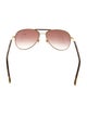 Louis Vuitton 2012 Damier Ebene Conspiration Pilote Sunglasses Sunglasses