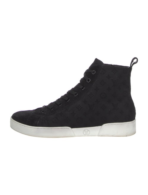 Louis Vuitton LV Monogram Suede Sock Sneakers