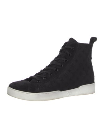 Louis Vuitton LV Monogram Suede Sock Sneakers